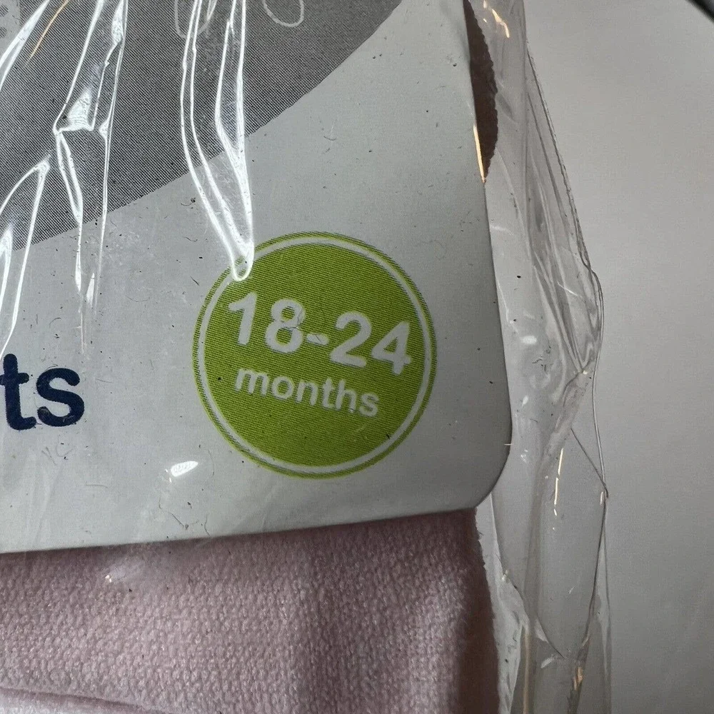 Luvable Friends Tights 3 Pack Pink White 18-24 Month‎ New